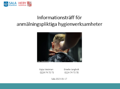 Presentation hygienverksamheter